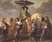 LE BRUN, Charles Chancellor Seguier at the Entry of Louis XIV into Paris in 1660 (mk08) painting